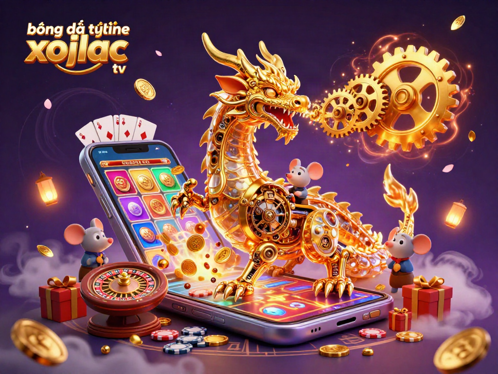 Experience the thrill of bóng đá trực tuyến xoilac tv with dynamic casino elements and engaging illustrations.
